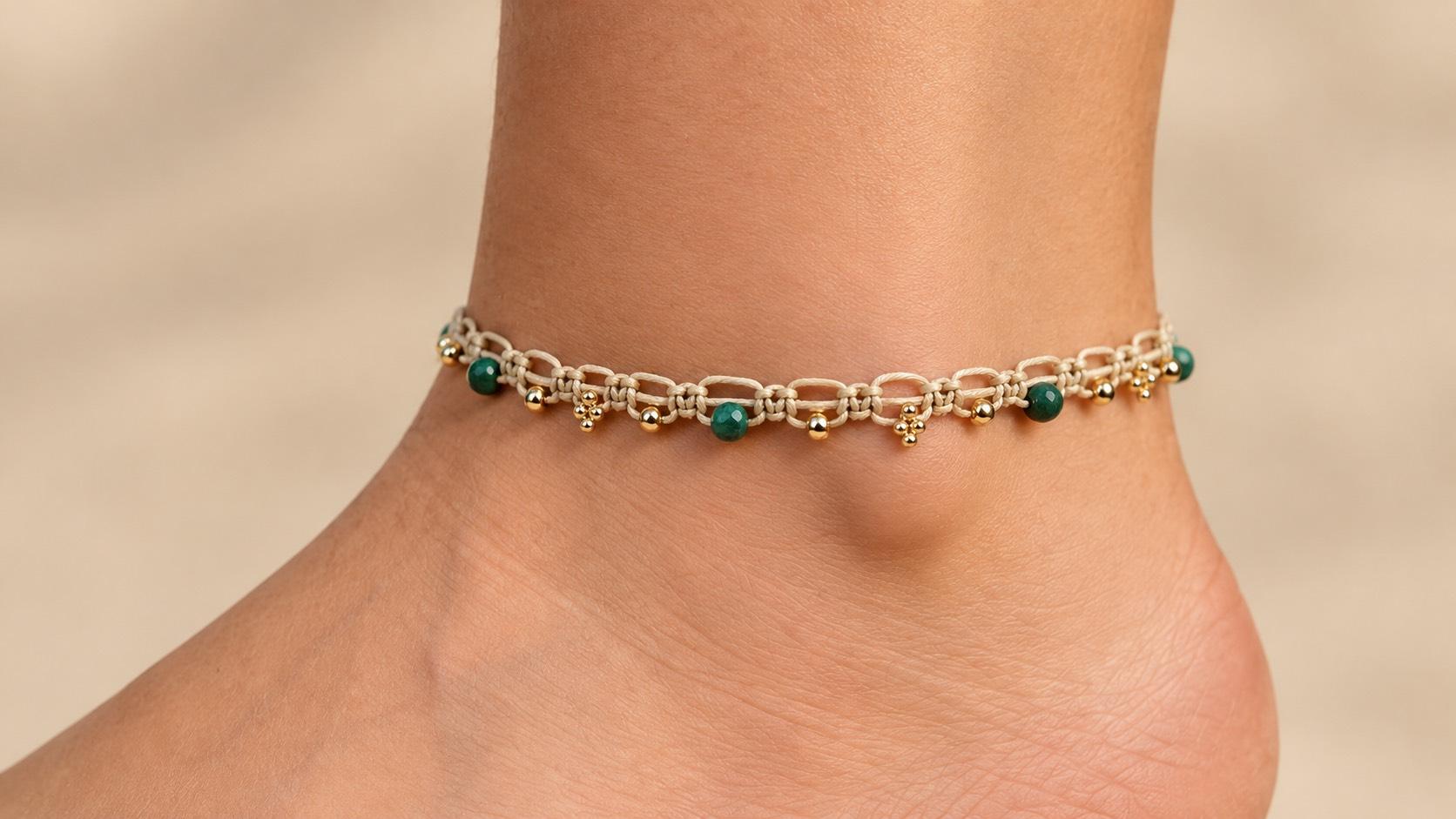 Malachite Anklet imagen 3