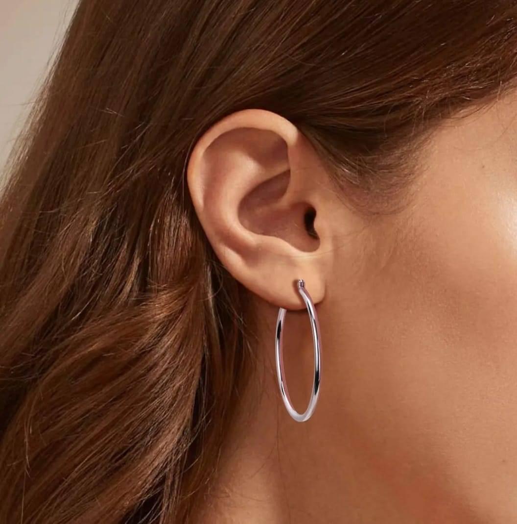 Aretes argolla 925
