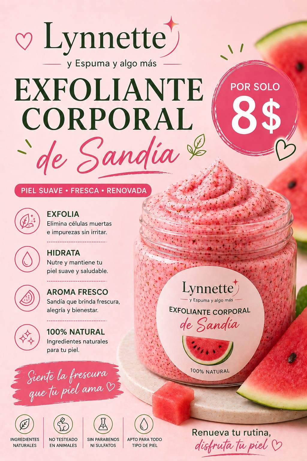 Exfoliante corporal Sandia