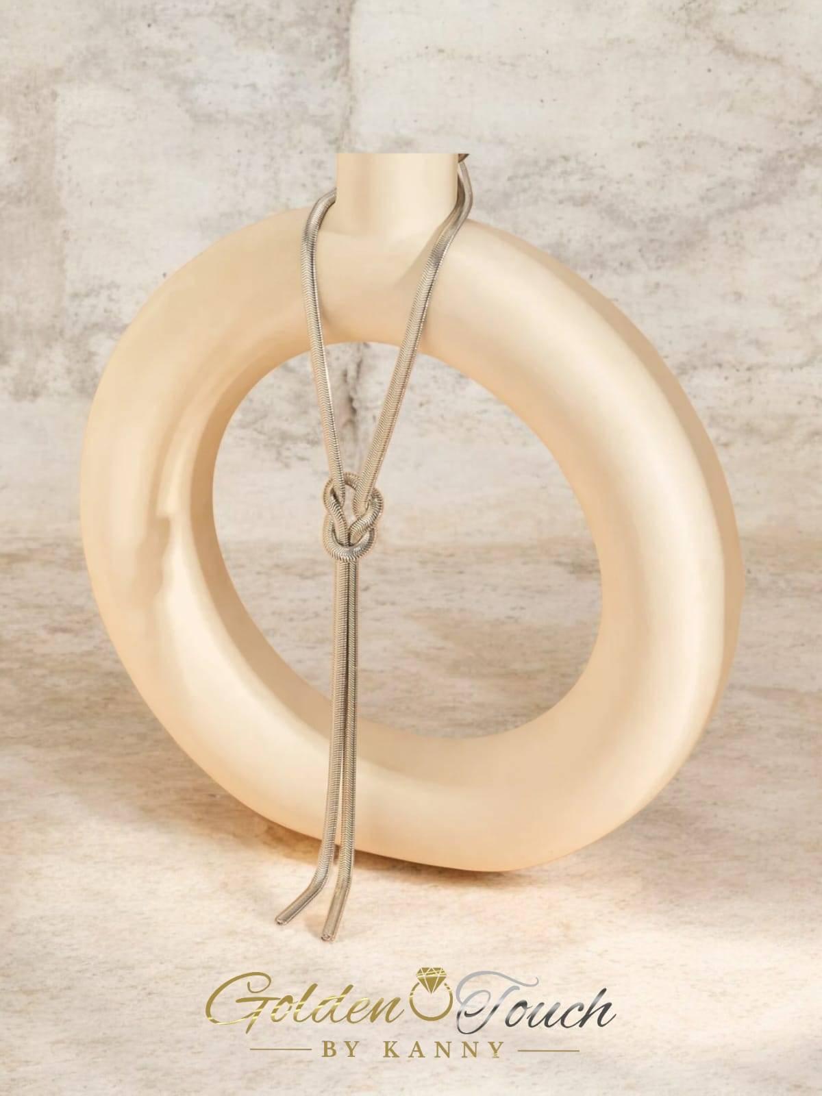Collar largo de nudo imagen 2
