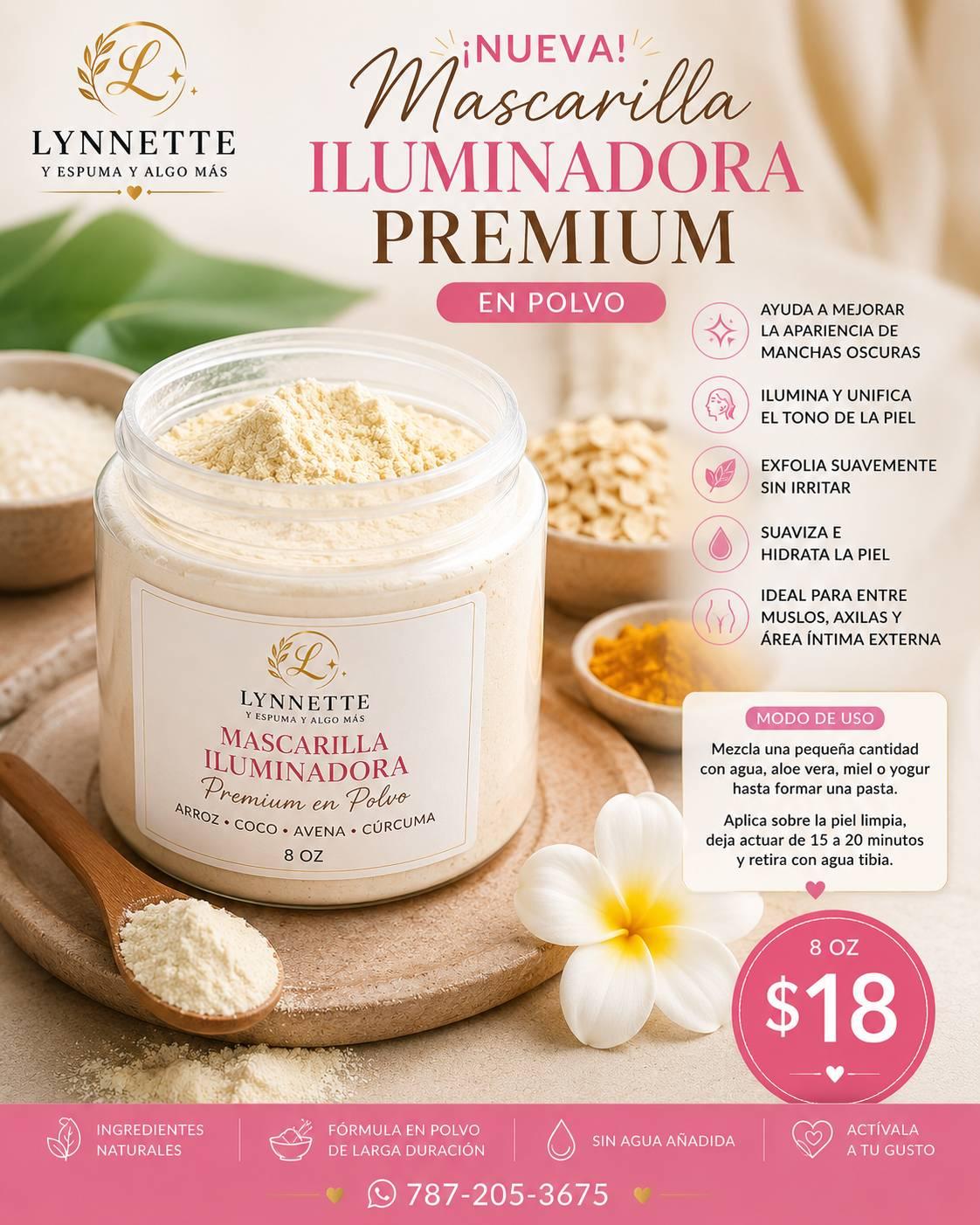 Mascarilla iluminadora