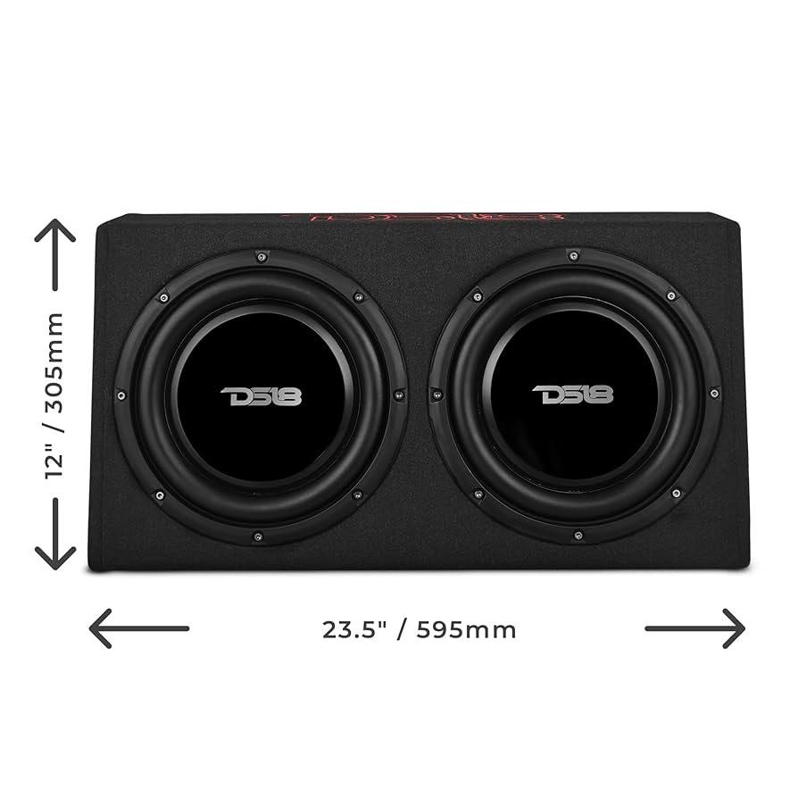 BAJO DOBLE 10" AMPLIFICADO DS18(PU210A) imagen 3