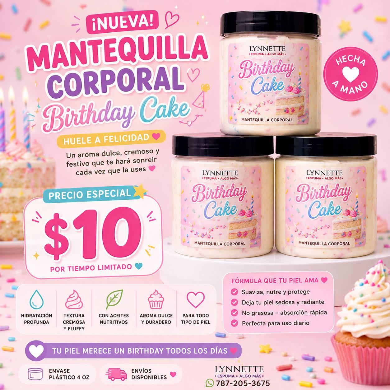 Birthday cake shea butter