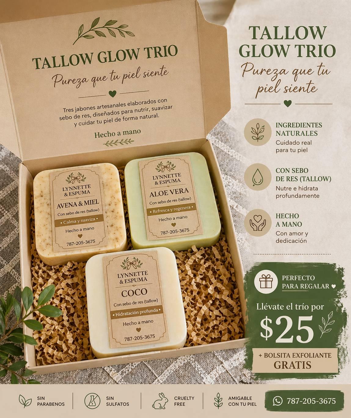 Tallow glow trío