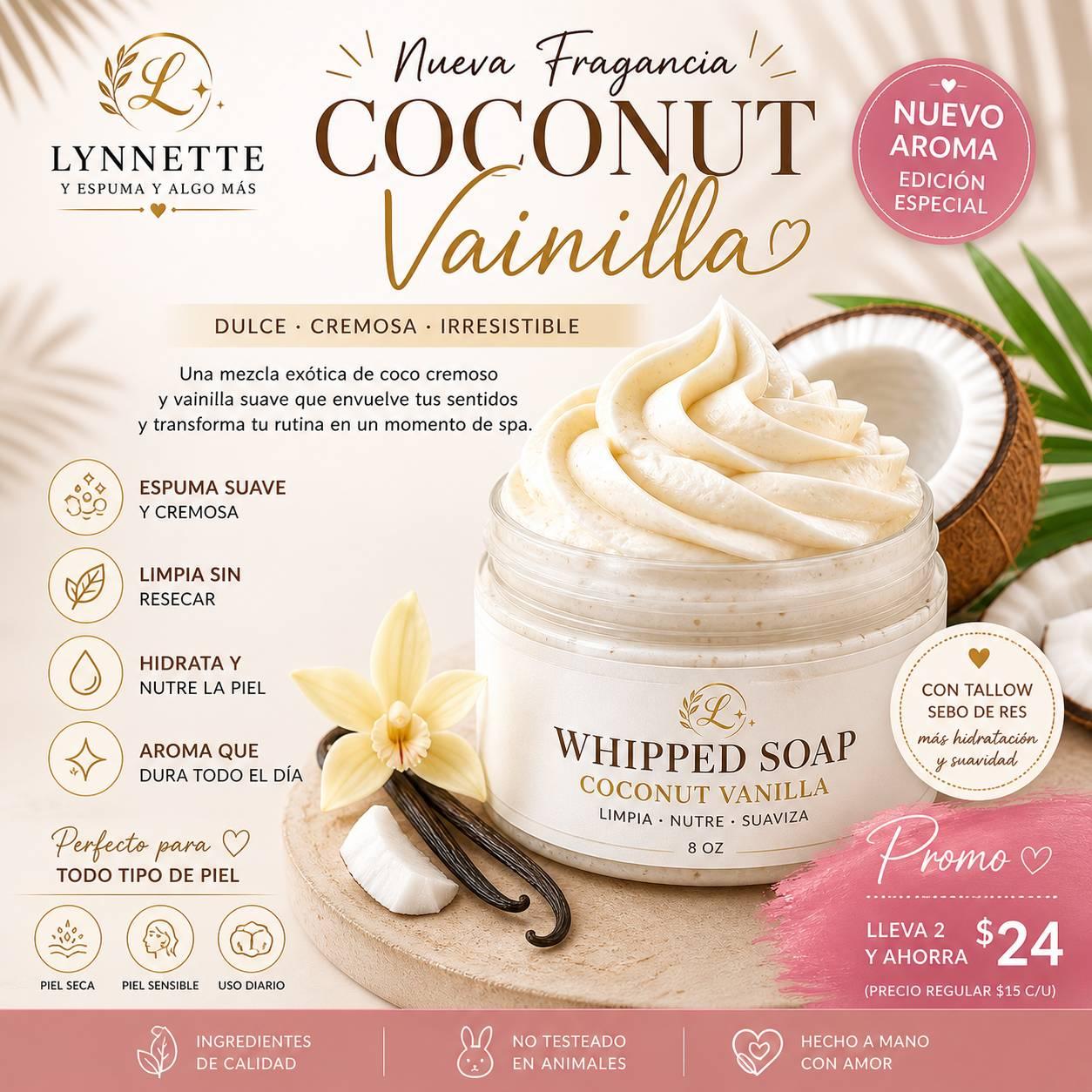 Whip soap