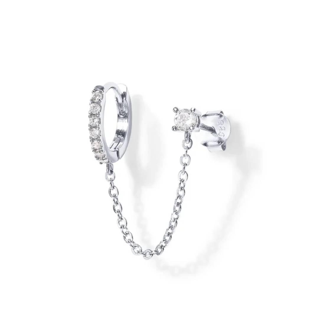 Arete Doble de Borla imagen 2