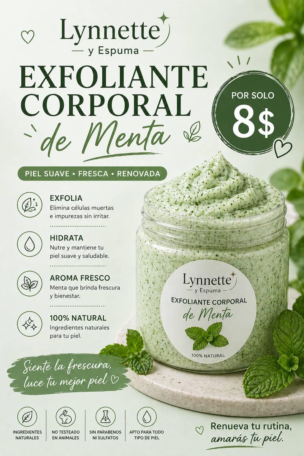Exfoliante corporal Menta
