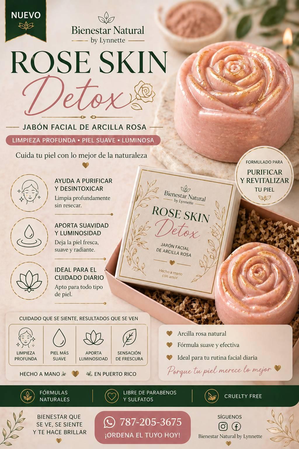 Jabon Rose skin Detox